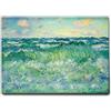 Giallobus - Quadro - Claude Monet - Mare mosso - Tela Canvas Telaio Standard - 70x50 - Pronto da appendere - Quadri moderni per la casa