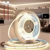 BRIMETI Striscia LED COB 24V 5M Luce LED Tubo Interno Autoadesivo 4000K Bianco Naturale 320LEDs/M Strisce Nastro Nastri Larghezza 8mm Con Connettori, per Cucina Soggiorno Bar (Senza Alimentatore)