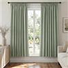 Deconovo Tende Oscuranti per Interni con Fettuccia - 3 Modi di Montaggio, Tessuto Termico Morbido per Camera da Letto e Soggiorno, Certificato OEKO-TEX, 2 Pannelli 140x145 cm, Verde Salvia