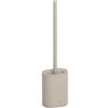 stardis Pure - Scopino per WC in silicone opaco, compatto, antibatterico, colore: beige
