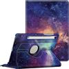 FINTIE Custodia per Samsung Galaxy Tab S10 Lite 2025 10.9/S10 FE 10.9/S9 FE 10.9/S9 11 con S Pen Portapenne, 360 Gradi di Girevole Cover Case con Auto Sveglia/Sonno, Galaxy