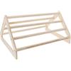 Mipcase Trespolo e Design Divertente in Legno Beige per Galline Facile Installazione Supporto Robusto per Galli e Polli in Gabbia per Uccelli Domestici