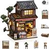 Foyucool Kit DIY Book Nook per Adulti, Alimentari Kasuga | Kit Artigianale Arredamento Casa Accogliente con Luci LED e Mobili, Idea Regalo per Natale, Compleanno e Festa della Mamma