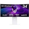 LG LG 34GX90SA-W Monitor PC 86,4 cm [34] 3440 x 1440 Pixel Wide Quad HD OLED Bianco (LG) 34GX90SA-W.AEK