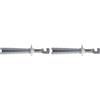 Fischer TF 9/30 Mensola per Radiatore Tubolare Lamellare, Termosifone Lamellare,per pieni e semipieni, 2 staffe per confezione, 501097, bianco (Confezione da 2)