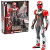 GORMITI THE NEW ERA - Scion Del Clan Del Fuoco Zane 27cm con Elesfera Proietta Gormita, Action Figure 27 Cm Articolato, Casco Ed Armatura Effetto Silver Removibili, Per Bambini A Partire Dai 3 Anni