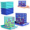 Pup Go 4 in Linea Mini per Bambini di 3 Anni +, Gioco da Viaggio Perfetto per Bambini, Giocattolo Educativo Classico Ideale per Auto, Aereo, Treno, Strategia Portatile per 2 Giocatori (8 pezzi)