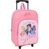 safta BARBIE - Zaino per bambini con carrello compatto, ideale per bambini di diverse età, comodo e versatile, qualità e resistenza, 33 x 43 x 15 cm