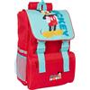 safta MICKEY MOUSE - Zaino per bambini, estensibile, facile da pulire, ideale per bambini di diverse età, comodo e versatile, qualità e resistenza, 28,5 x 15 x 41 cm