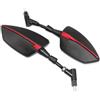 KeYJeY Specchietti Moto Per SUZUKI Per BURGMAN AN125 AN250 AN400 AN650 AN 650 Burgman 400 650 125 200 Specchietto Retrovisore Moto Moto Specchietti (Colore : NO LOGO-Red)