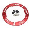 YIJIEBAO Accessori moto Copertura puleggia cinghia di trasmissione adatta for Yamaha T-max Tmax 530 2012 2013 2014 2015 2016(Color:Red)