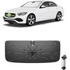 Ruiya 2026 Upgrade Ombrello Parasole Auto Parabrezza Compatibile con Mercedes-Benz A-Classe 2013-2026 | Mercedes-Benz C-Classe 2016-2026, Parasole Anteriore Pieghevole Protezione UV