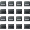 Oisinlas 16 clip per parasole, clip per parasole per tettuccio, compatibili con Tesla Model 3 Model Y, accessori per l'installazione dello scudo termico parasole (nero, Model 3)