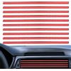 Generico Decorazioni per prese d'aria per auto, striscia decorativa per condizionatore d'aria per auto | Clip decorative a forma di U da 10 prodotti per interni - Bocchette 'aria condizionata per cruscotto, st