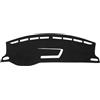 Cuuofinw Copricruscotto Per VW Per T-Cross T Per Cross 2018-2023 Tappetino Copri Cruscotto Auto Parasole Tappetini Cruscotto Accessori Anti-UV Tappetino Copri Cruscotto(LHD Black Side)