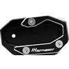 MotHeartCNC Cavalletto laterale per moto TMAX 560 Tech MAX/TMAX 530/TMAX 530 SX/TMAX 530 DX alluminio ingrandimento stabilità accessori (nero)