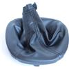 Axexnejv Auto Cuffia Leva Cambio per Alfa per Romeo per Mito 2008-2016 Pomello Leva Cambio Manuale 6 velocità Auto Marce Pomello Cambio(Leather)
