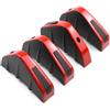 NHGTFOQ Diffusore Paraurti Posteriore Spoiler, per Alfa Romeo 147 2001-2026 Alettoni Auto Tuning Spoiler Posteriore Lip Spoiler Pinne Squalo ABS,C