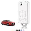 TOOMUME Cover Chiave TPU, Custodia Chiave Adatto per Mazda 2/3/5/6 M2 M3 M5 M6 CX3 CX5 CX7 CX9 CX30 MX5 RX8 BT50 Atenza Demio Speed 3 X-5 Summit, Copri Chiavi Guscio Chiave Auto Telecomando - Flip Key