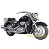 SPAAN Paramotore Cromato SPAAN compatibile con Suzuki Intruder 800 Volusia / VL800 / C800 / C800R / C800B / M800 / VZ800 (05-10) / Boulevard M50 / C50
