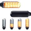 Area1 Indicatore di direzione a LED per moto scooter, compatibile con Nexus, Fuoco, RCR, SMT, compatibile con Stalker (omologato e 2 pezzi) (B6)