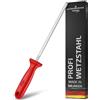 SCHWERTKRONE® Affilacoltelli in acciaio per coltelli [Made in Solingen - Germania] - Affilacoltelli - Affilacoltelli - Alta qualità per professionisti (cromo vanadio) - 34 cm rosso