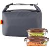 Generic Borsa porta pranzo - Fodera isolante in alluminio, guscio impermeabile | Contenitore per alimenti a prova di perdite con manico morbido, compagno compatto per scuola, pendolarismo, gite in spiaggia e