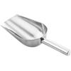 Generic Paletta per ghiaccio in acciaio inox, versatile paletta per dolci, farina, multiuso, per chicchi di caffè, caramelle, caramelle, farina e popcorn