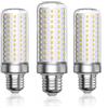 Linqzxz E27 perimetrale LED schermi mais luce, 30W bianco freddo 6000K, equivalente a 250W E27 LuSu uno scambio 85-265V, 360 ° raggio, edison il SES tutto intorno schermi LED mais luce, non acceso, tre