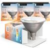 SINCELIGHT PAR38 Lampadina a LED con Attacco E27, 15W (180W Equivalenti), da Bianco Caldo a Bianco Freddo Orientabile (2700K-6000K), CRI 95, 1800lm, Impermeabile IP65, Confezione da 4