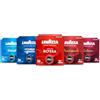 Lavazza, Capsule Caffè Gusti Assortiti, 180 Capsule A Modo Mio, Crema e Gusto x 36, Qualità Rossa x 36, Passionale x 36, Intenso x 36, Decaf x 36, Ideali per Caffè Espresso, Decaffeinato e Cappuccino