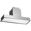 Klarstein - Cappa aspirante con filtro d'alluminio lavabile in lavastoviglie, silenziosa a scarico, 410 m³/ora di flusso d'aria, efficienti cappe a parete con LED & controlli touch