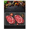 Generico Griglia rialzata in acciaio inox con telaio 5 mm e rete 3 mm | Piedini da 2 o 4 cm per forno, riposo carne, raffreddamento pane e cucina professionale(80x40x4cm)