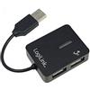 LogiLink USB 2.0 4-Port Hub perno e concentratore 480 Mbit/s Nero