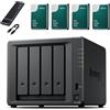 Synology DS925+ Kit server NAS a 4 alloggiamenti (32 GB RAM, 32 TB HDD) - 4 dispositivi di archiviazione di rete desktop Synology NAS da 8 TB