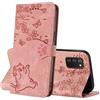 NETANY Cover per Samsung Galaxy A02S / M02S, Flip Premium Pelle PU Libro Portafoglio Protettiva Custodia con Slot Scheda Supporto Stand Protezione Completa Cover per Samsung A02S / M02S (Rose)