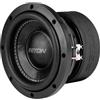 ETON MW 6.5 - Potente subwoofer da 16,5 cm da 6,5 pollici, basso a lunga corsa per auto, altoparlante con magnete in ferrite, 2 x 2 ohm, 2 x 250 Watt, 1 pezzo
