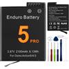 E-yiiviil Batteria di ricambio DJI Osmo Action 5 Pro, 3,87 V, 1950 mAh, compatibile con Osmo Action 5 Pro, Osmo Action 4, batteria per fotocamera sportiva con strumenti