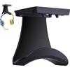 Generic Gancio per cuffie da scrivania - porta cuffie autoadesivo | Supporto per cuffie salvaspazio, controller per cuffie con gancio sotto la scrivania, supporto resistente, gancio per supporto per cuffie