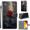 KENHONER Custodia per Samsung Galaxy A13 4G/5G/A04S, fiamma rosa | Portafoglio Pelle PU, Magnetica, Resistente Agli Urti, Scomparto Carte Credito, Pieghevole, Flip Libro, Motivo