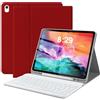 AMOUOGOEY Custodia con tastiera per iPad Pro 12,9 (vecchio modello) 2015 1a / 2017 2a generazione - Tastiera wireless Bluetooth ricaricabile e rimovibile - Custodia a libro in pelle intelligente con
