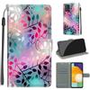 KENHONER Custodia per Samsung Galaxy A53 5G, foglia | Portafoglio Pelle PU, Magnetica, Resistente Agli Urti, Scomparto Carte Credito, Pieghevole, Flip Libro, Motivo