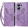KENHONER Custodia per Xiaomi Redmi Note 13 Pro 4G Cover, Viola | Portafoglio in Pelle PU Retro, Antiurto Flip, Slot per Schede, Funzione Stand, Chiusura Magnetica