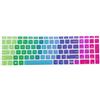 D DOLITY Copertura Proteggere Polvere Antigraffi per Tastiera Desktop Laptop - Rainbow, per HP 15-BF 14-BF 15ab