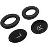 Ieron 1 Paio di Cuscinetti Auricolari compatibili con Cuffie Bose QuietComfort 45 QC45 con Schiuma Isolante Acustica in Morbida Pelle proteica
