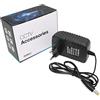 Revotech DC 12V 2A EU Plug Power Adapter, Uscita Adattatore CA CC 12V2A per Telecamera CCTV Sistema di telecamere di sorveglianza CCTV IP, Cavo da 0.9 Metri, Ingresso da 100 a 240 V 50/60 Hz