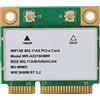 Ejoyous Scheda WiFi 6E AX210HMW, Scheda di Rete PCIE WLAN, Adattatore Wireless Bluetooth, Modulo Wi-Fi per Laptop e PC
