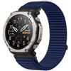 GIOPUEY Cinturini Compatibile con Amazfit T-Rex Ultra 2, Cinturino in Morbido Nylon Intrecciato [Unisex] [Traspirante] - Dark Blue