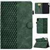 CASAFUNY Custodia per Lenovo Tab P11 TB-J606/P11 Plus TB-J607, Custodia Protettiva Magnetica Cover Ultra Sottile con TPU Copertura, Verde