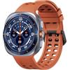 GIOPUEY Cinturini Compatibile con Samsung Galaxy Watch Ultra 2 2026, Morbido Silicone Cinturino [Resistente all'Usura] [Traspirante] - Brown